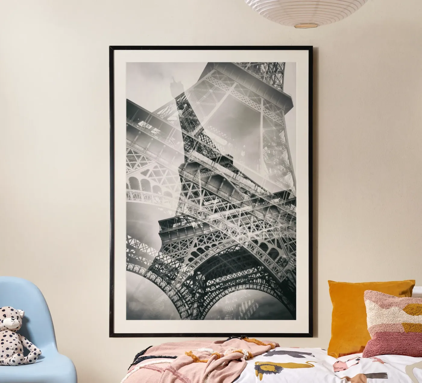 Der doppelte Eiffelturm Poster von Melanie Viola