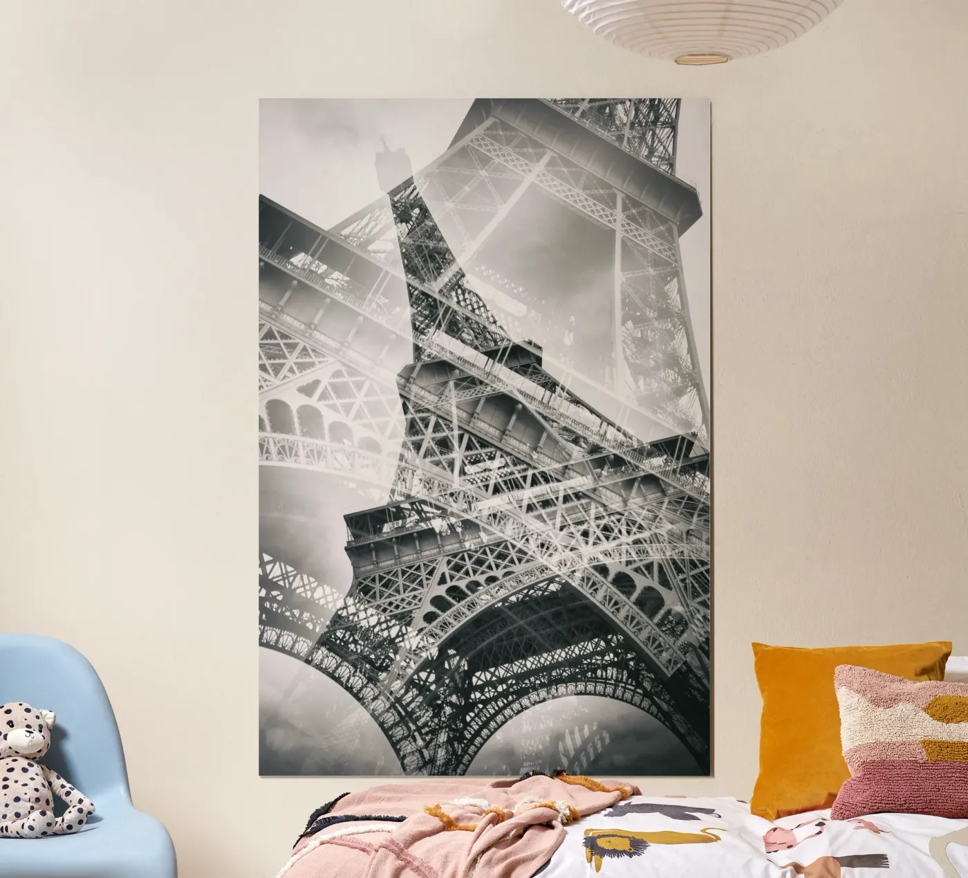 Der doppelte Eiffelturm Poster von Melanie Viola