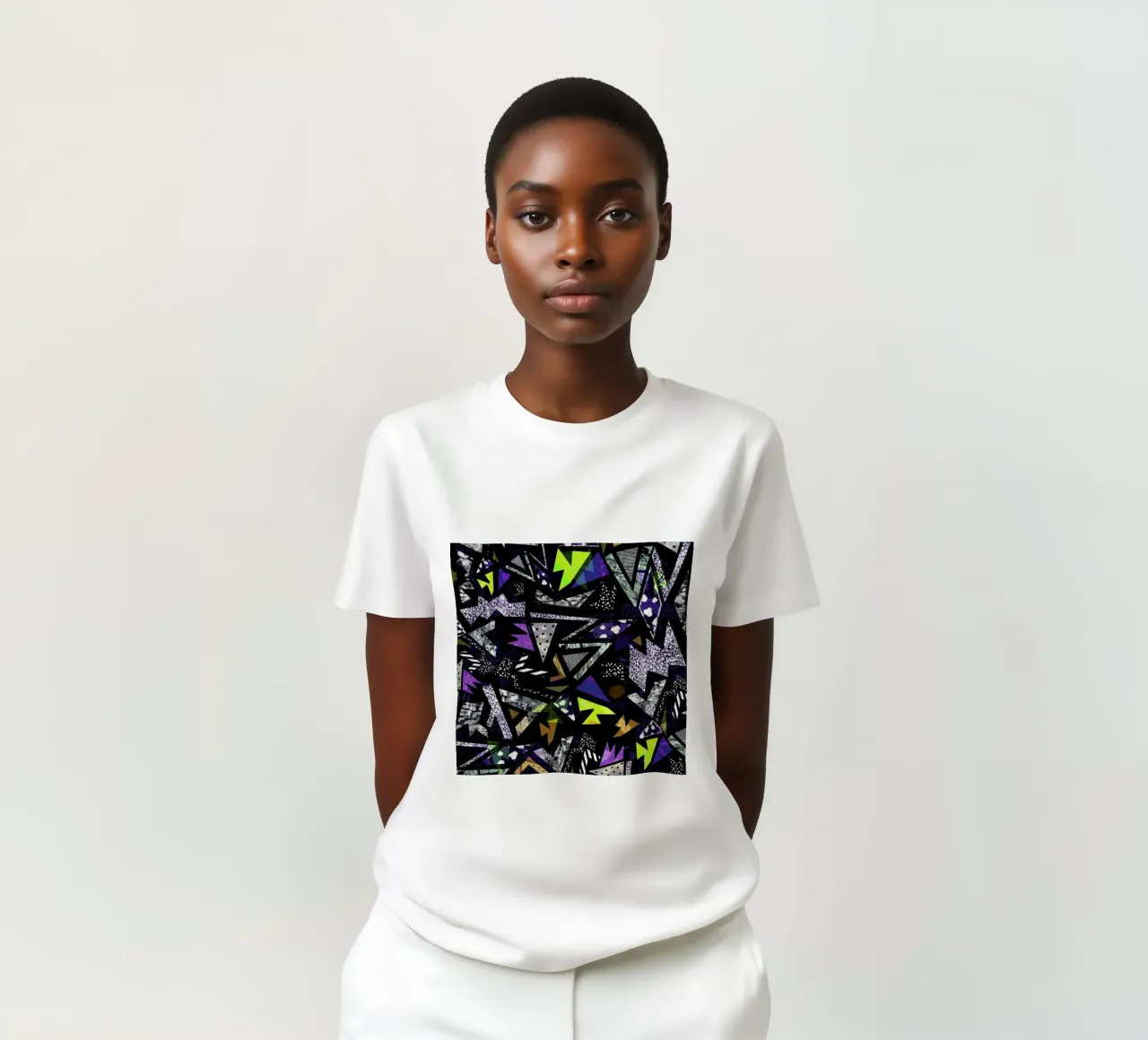 Geometric Moonlight t-shirt da Vasare Nar
