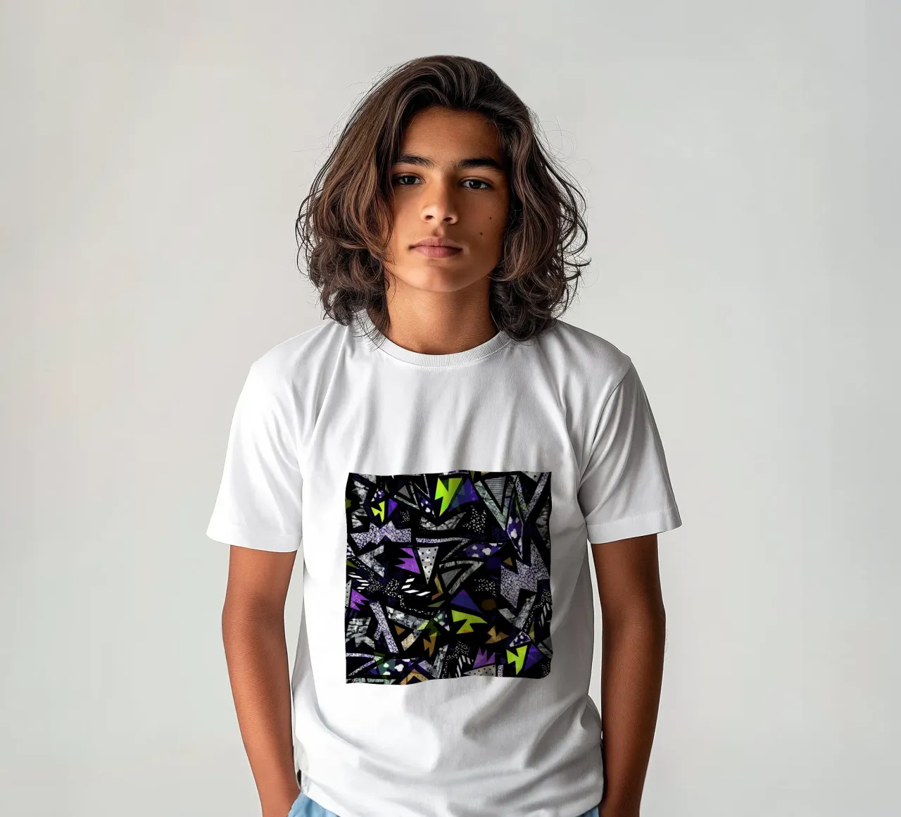 Geometric Moonlight t-shirt enfant de Vasare Nar