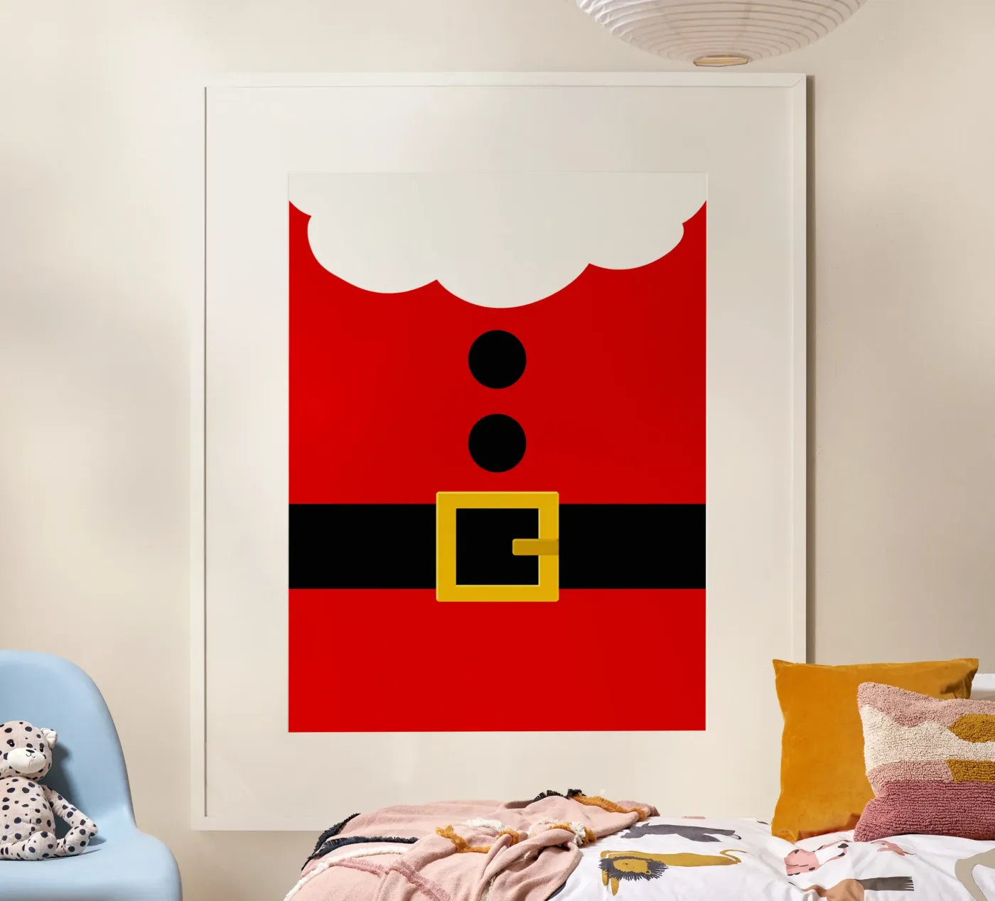 red santa poster da Gabriella Nucci