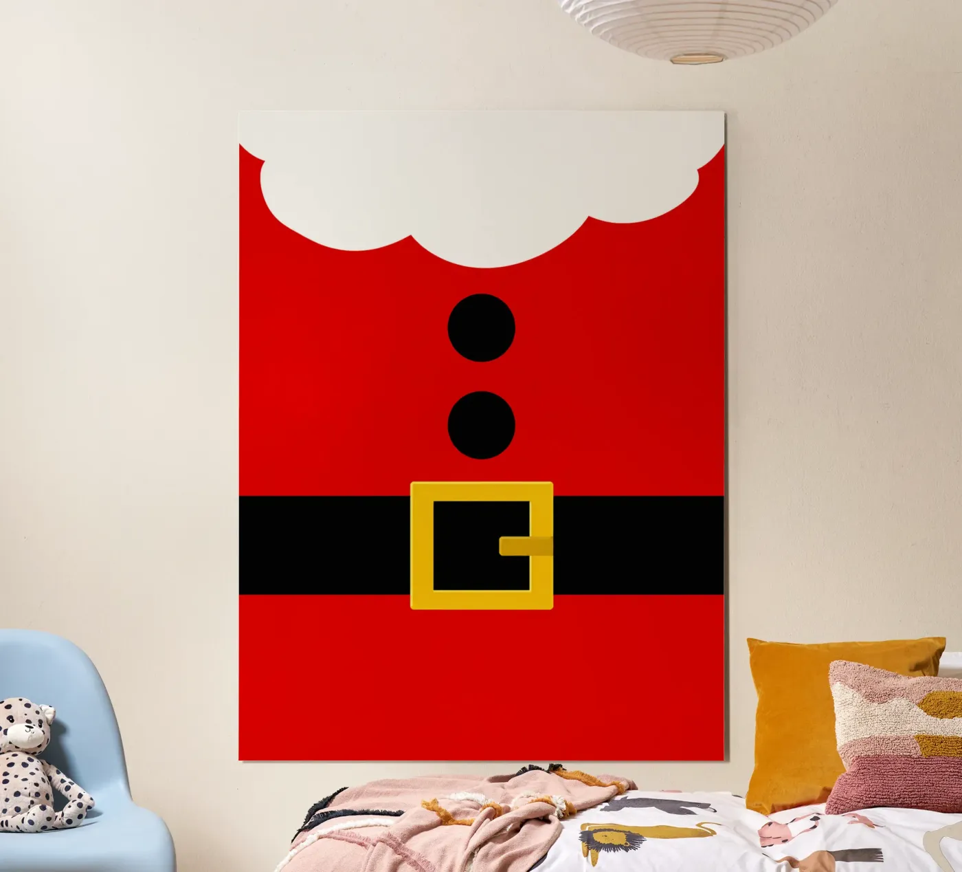 red santa poster da Gabriella Nucci