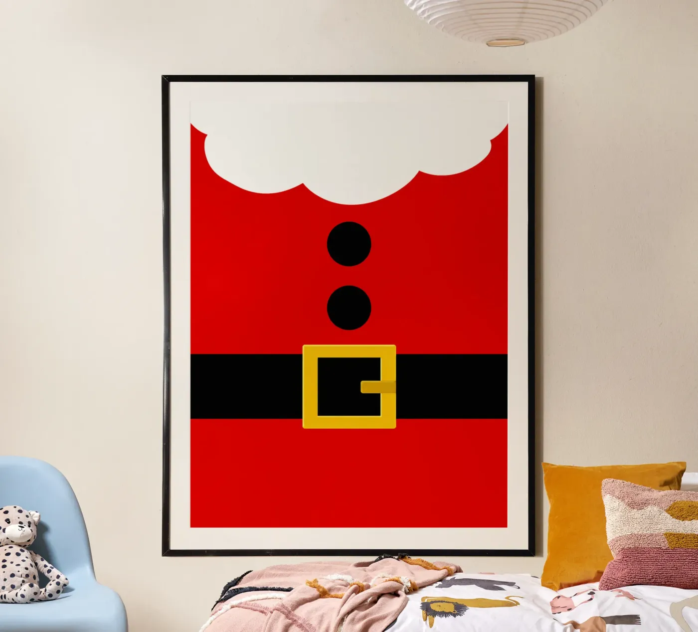 red santa poster da Gabriella Nucci