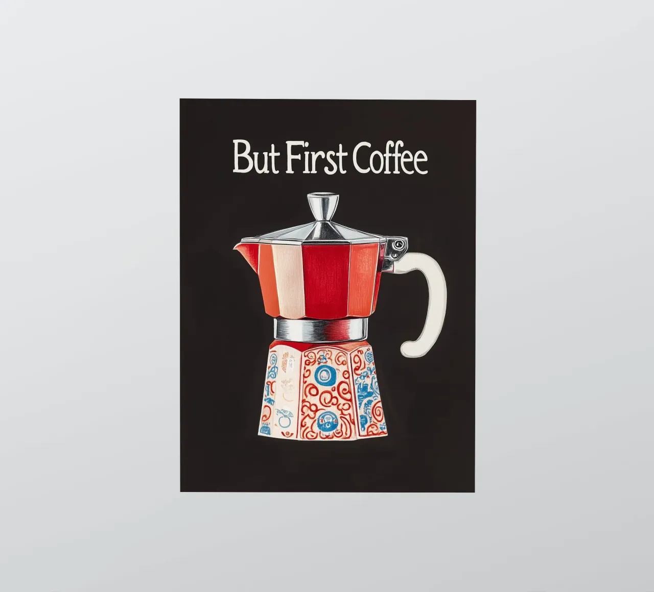 Erste Kaffee-Liebe Sticker von Carinaprint