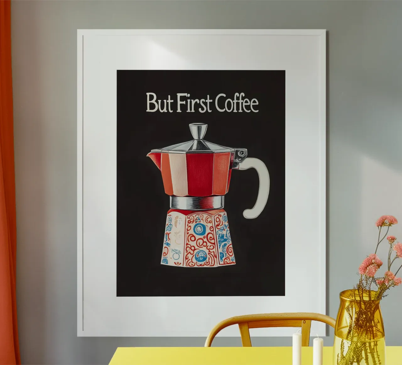 Il primo caffè dell'amore carta hahnemühle da Carinaprint