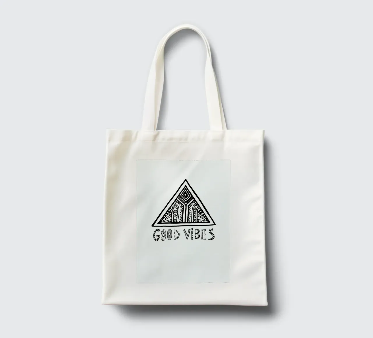 Good Vibes borsa in juta da Vasare Nar