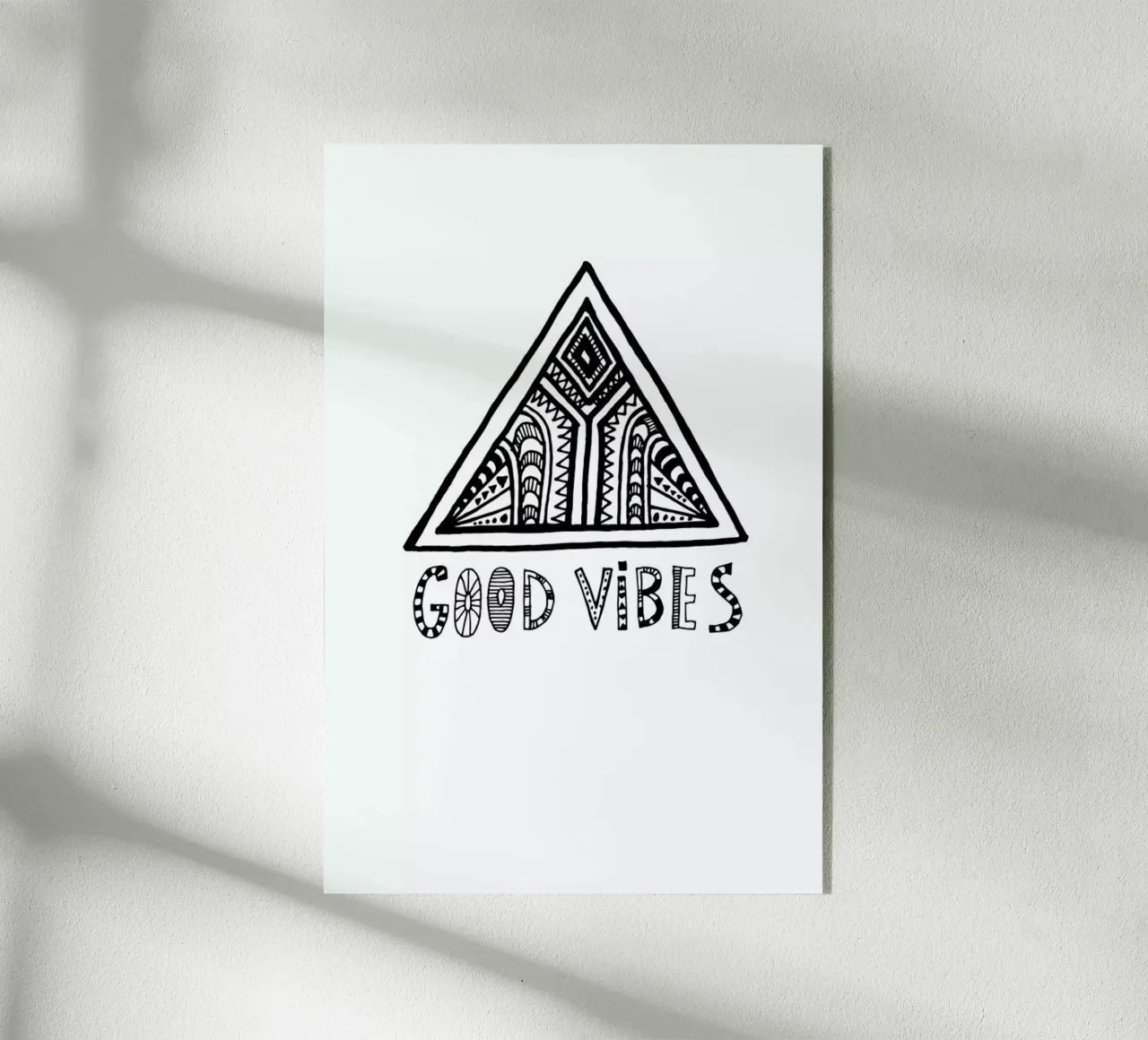 Good Vibes plexiglass da Vasare Nar