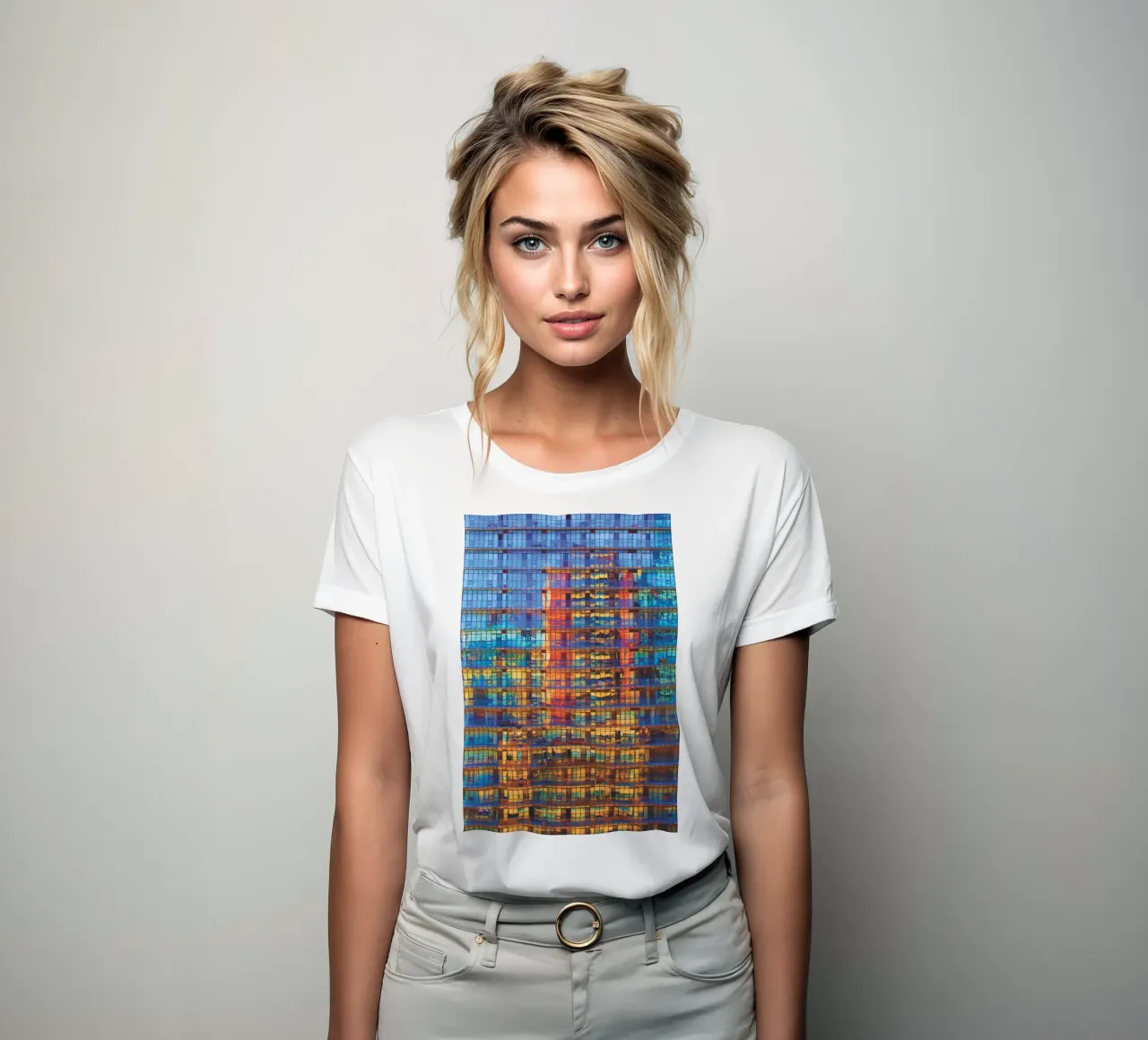 Edifici in edifici t-shirt da donna da Dave Hare Photography
