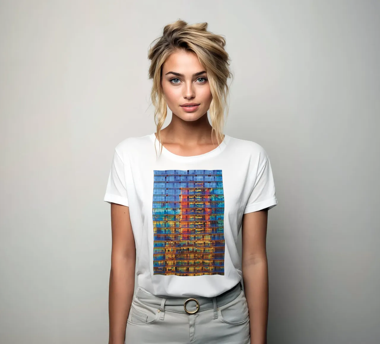 Edifici in edifici t-shirt da donna da Dave Hare Photography