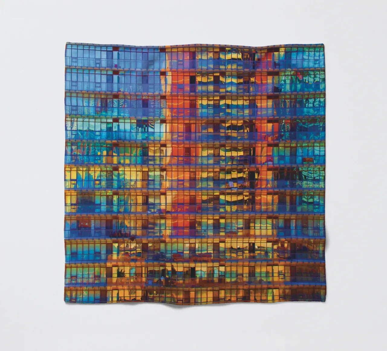 Buildings in Buildings fleece blanket by Dave Hare Photography