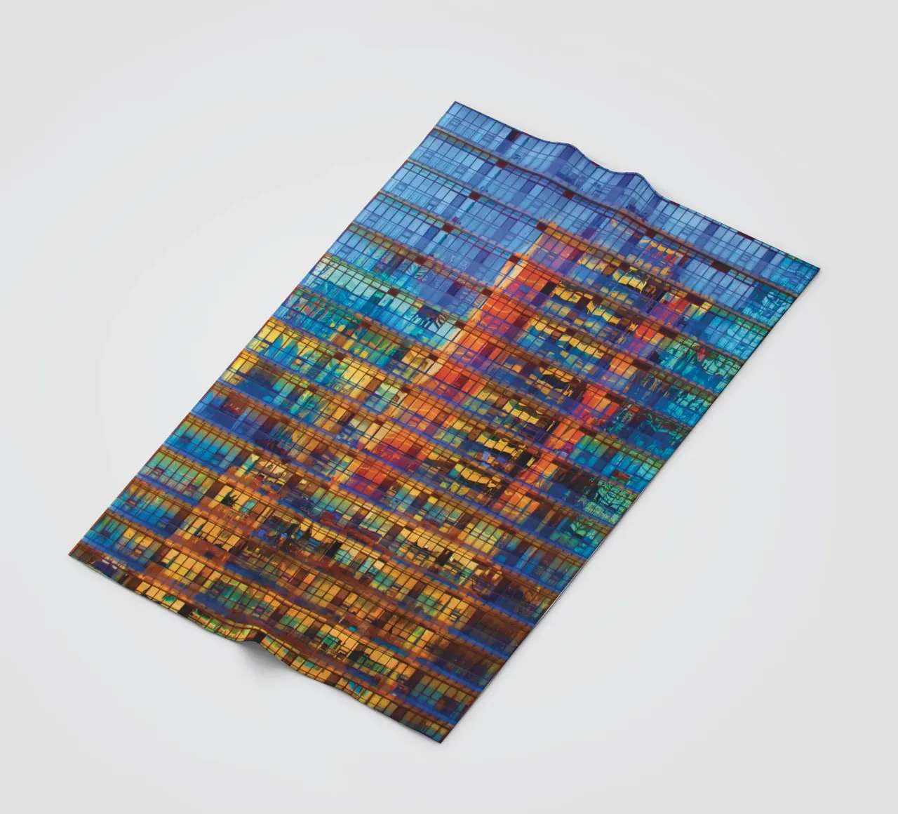 Buildings in Buildings fleece blanket by Dave Hare Photography