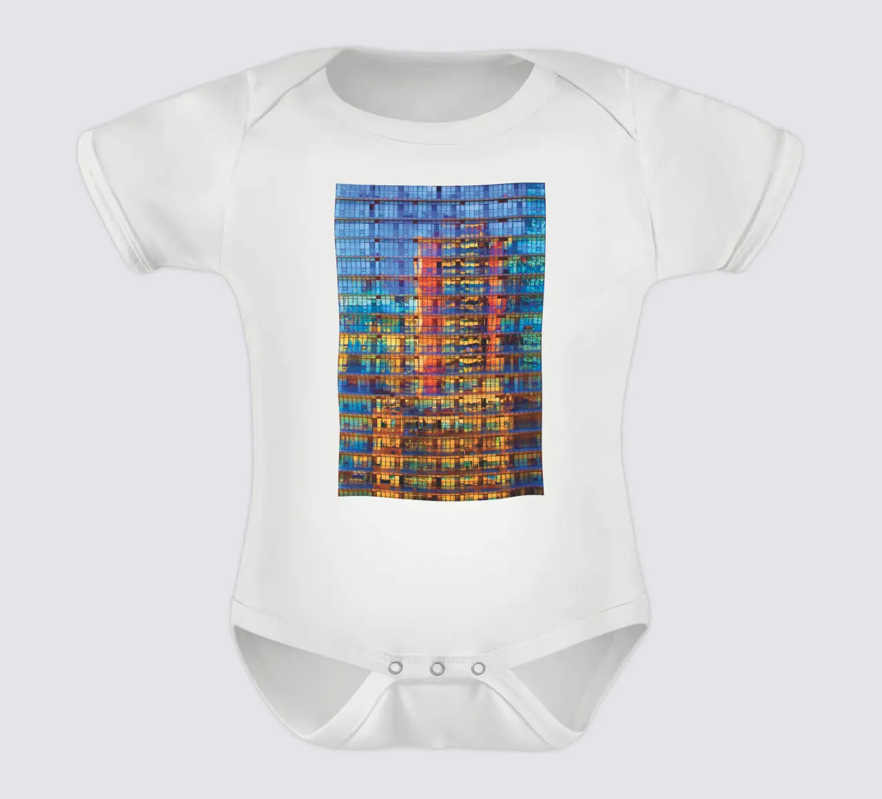 Bauwerke in Bauwerken Kurzarm Babybody von Dave Hare Photography