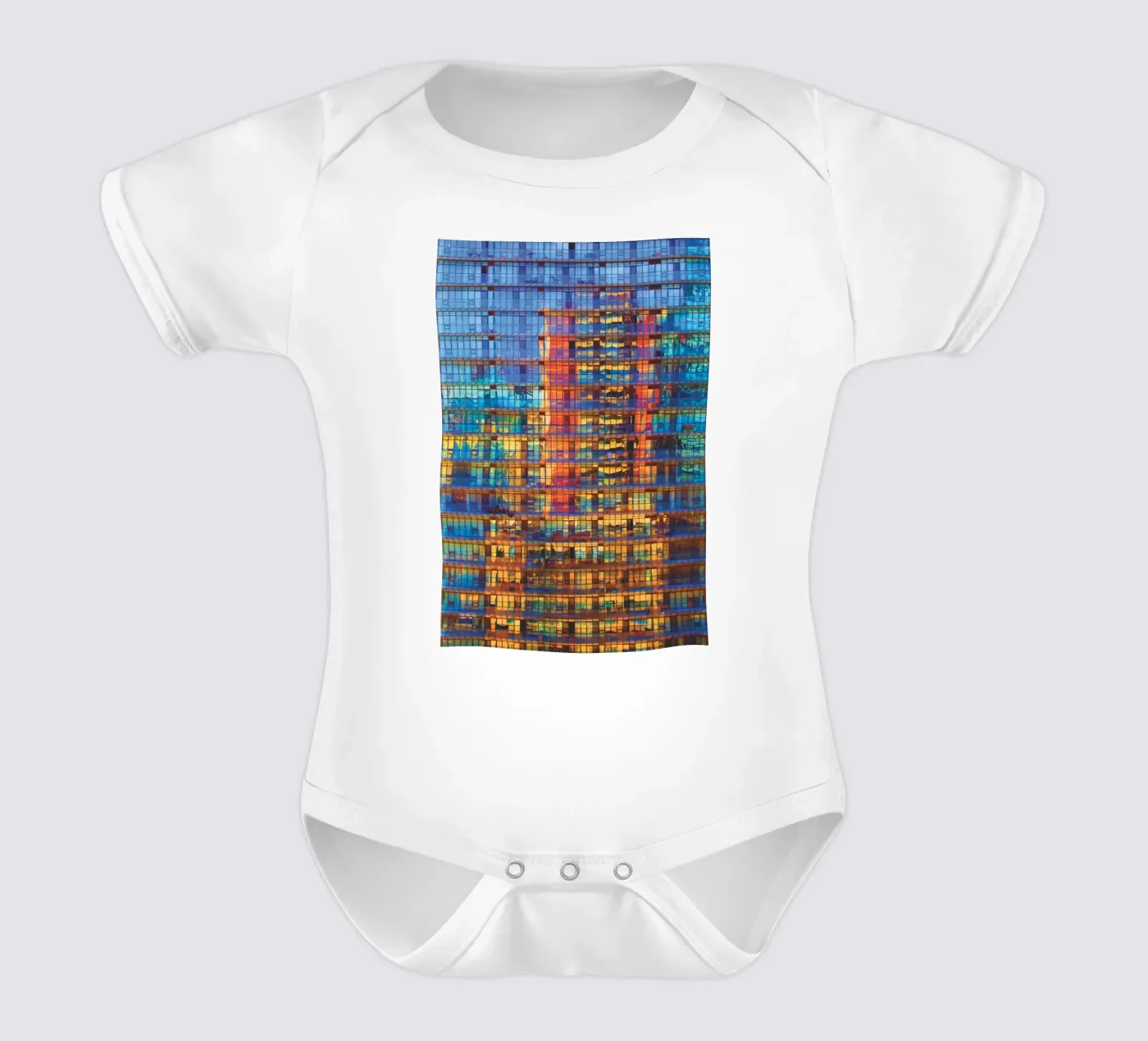 Buildings in Buildings body neonato maniche corte da Dave Hare Photography