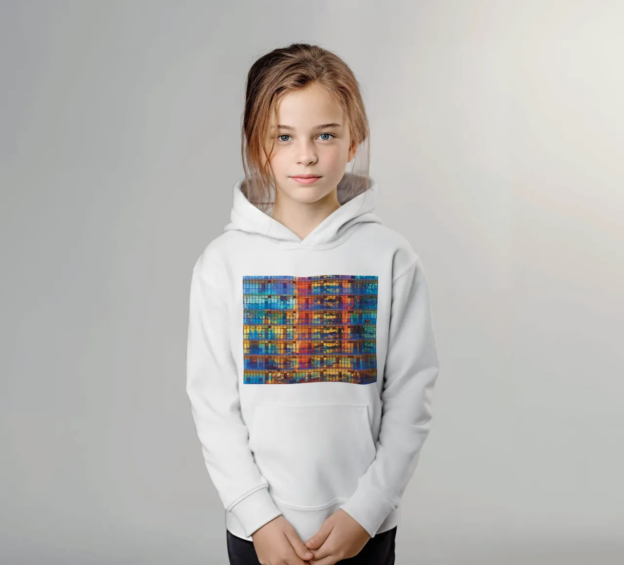 Edifici in edifici felpa bambino con cappuccio da Dave Hare Photography