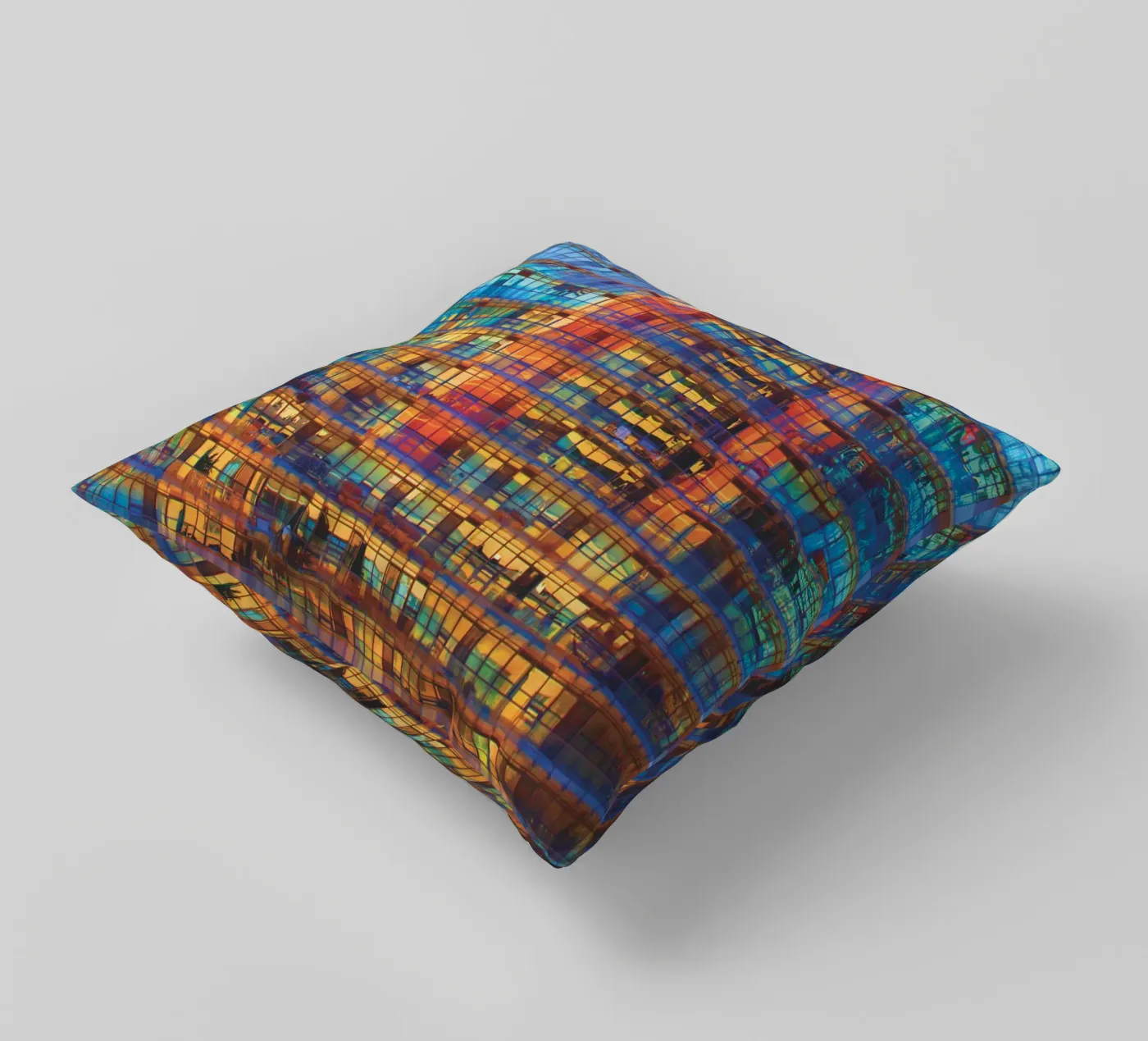 Buildings in Buildings cuscino da Dave Hare Photography