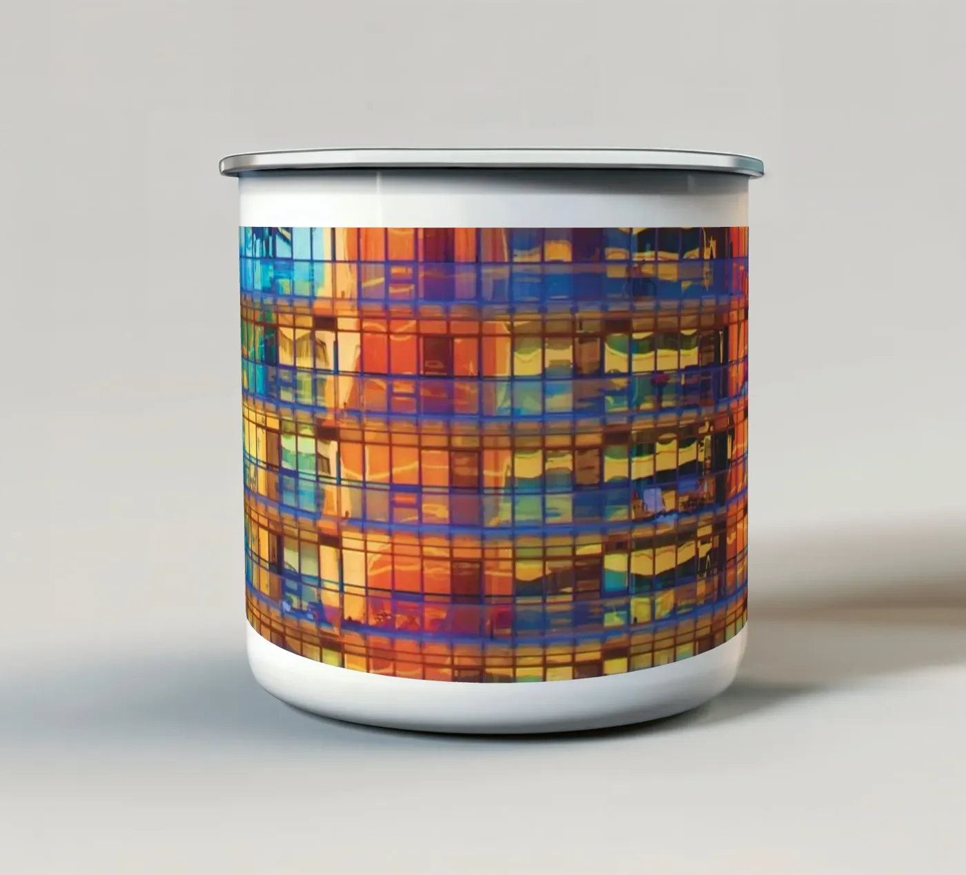 Edifici in edifici tazza in smalto da Dave Hare Photography