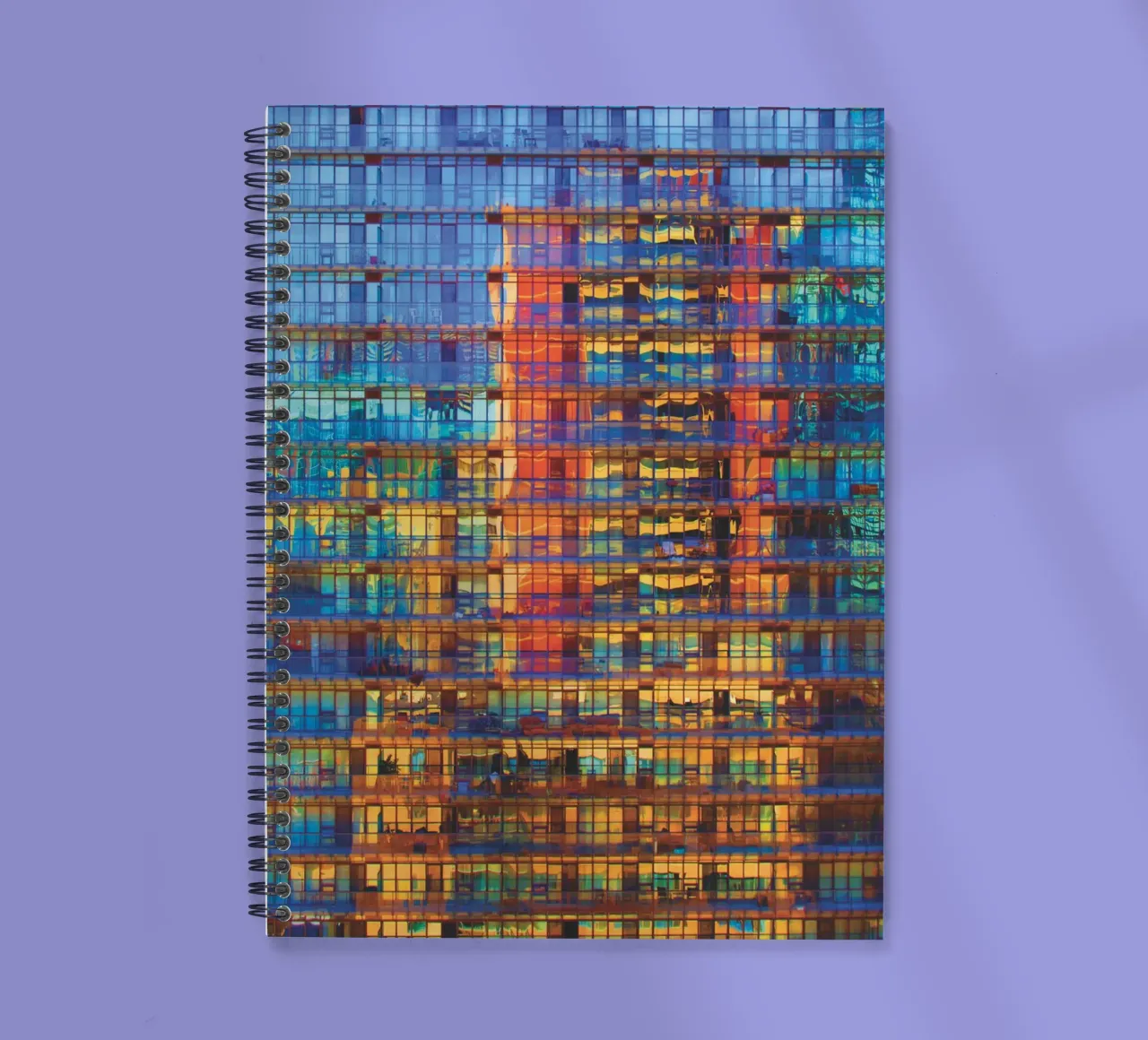 Bâtiments dans les bâtiments carnet à spirale de Dave Hare Photography