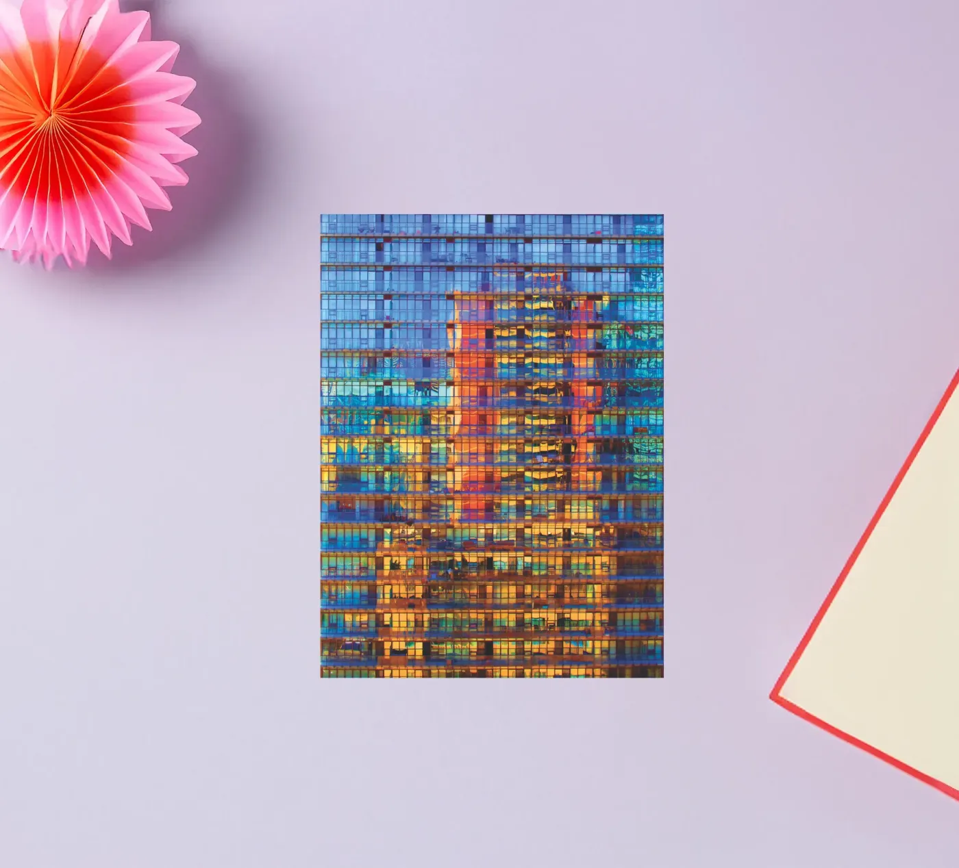 Buildings in Buildings Sticker von Dave Hare Photography