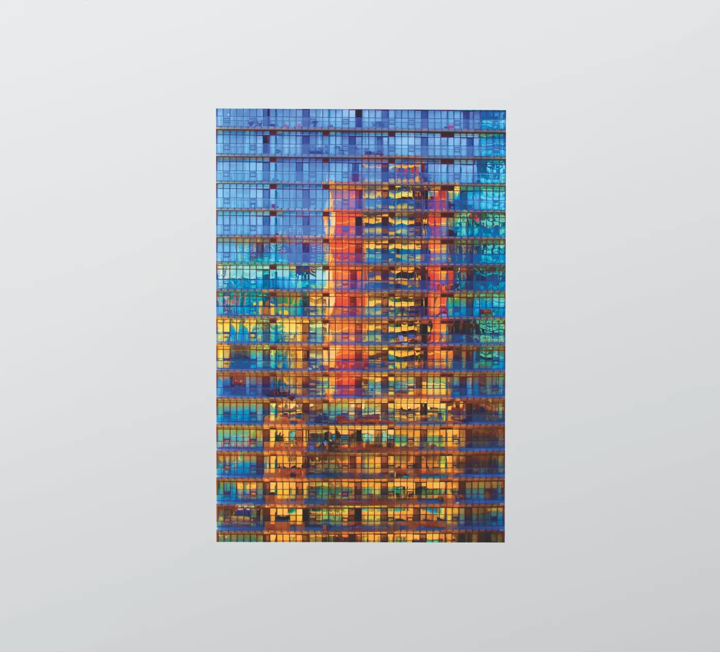 Buildings in Buildings Sticker von Dave Hare Photography