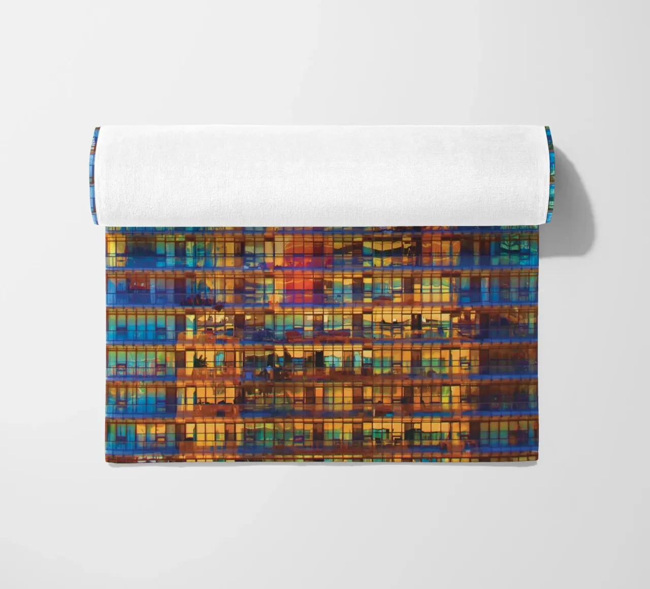 Bâtiments dans les bâtiments serviette de plage de Dave Hare Photography