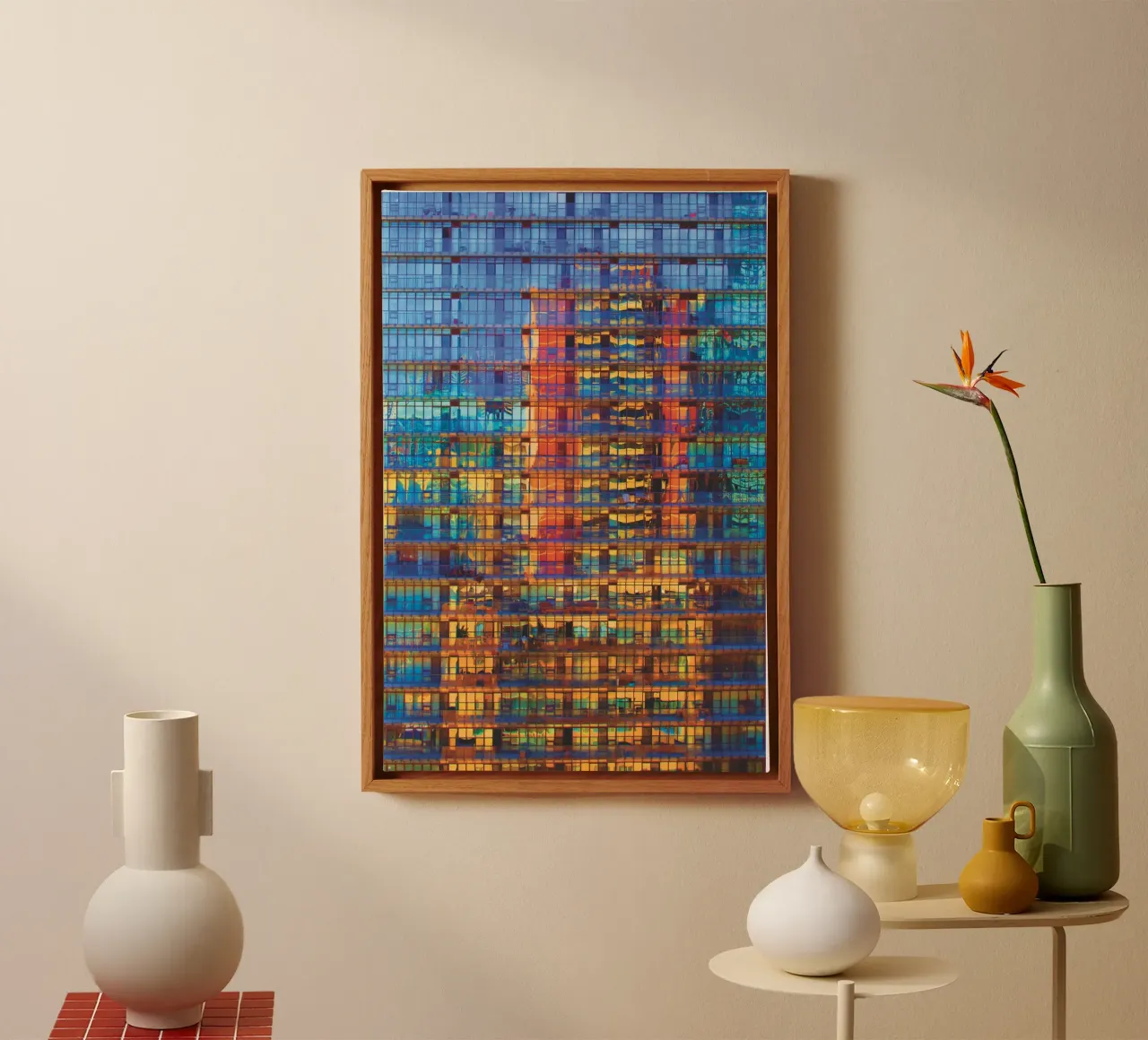 Buildings in Buildings canvas by Dave Hare Photography