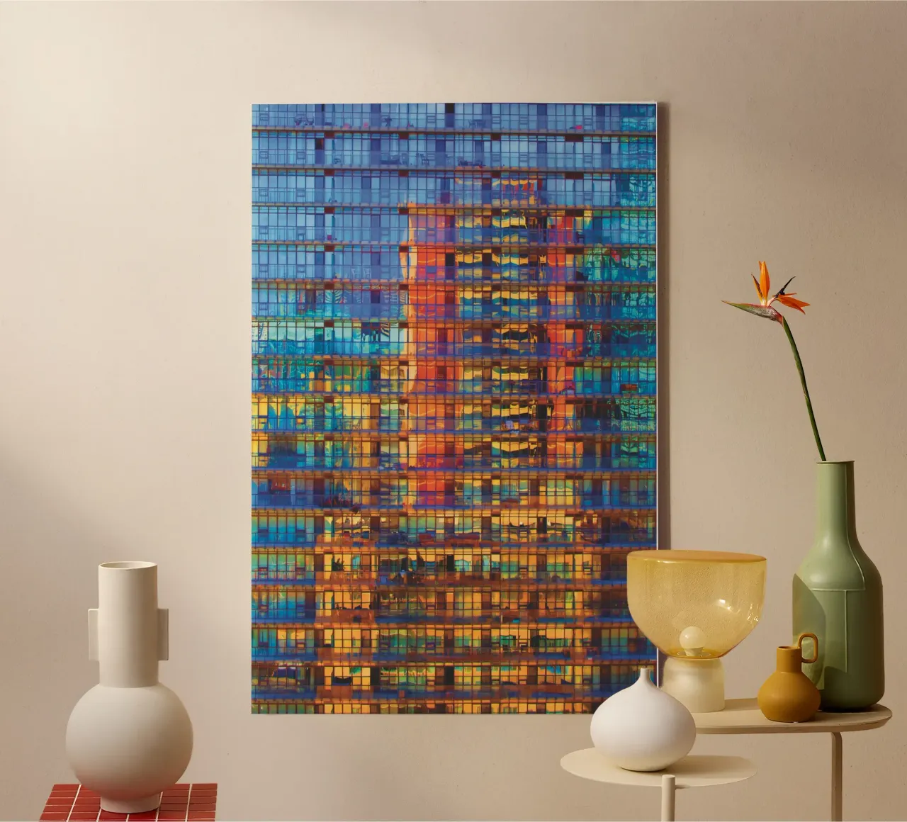 Gebouwen in gebouwen canvas van Dave Hare Photography