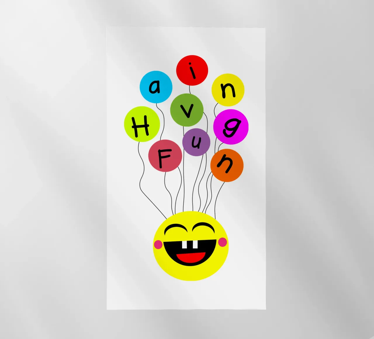 Having fun floating balloons face pellicola backlit da happieeagle