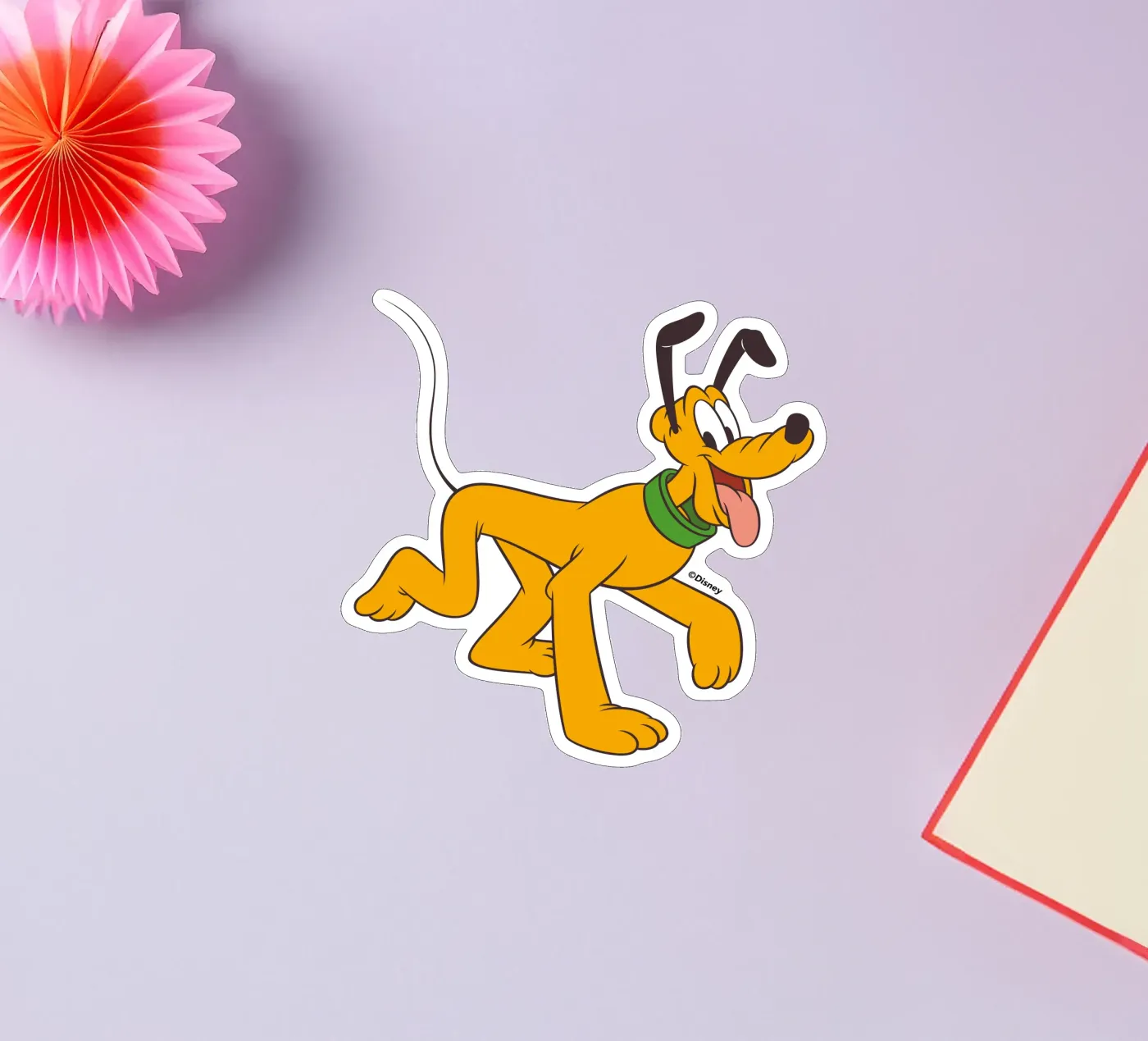 Pluto autocollant de Mickey Mouse - Sticker Shop