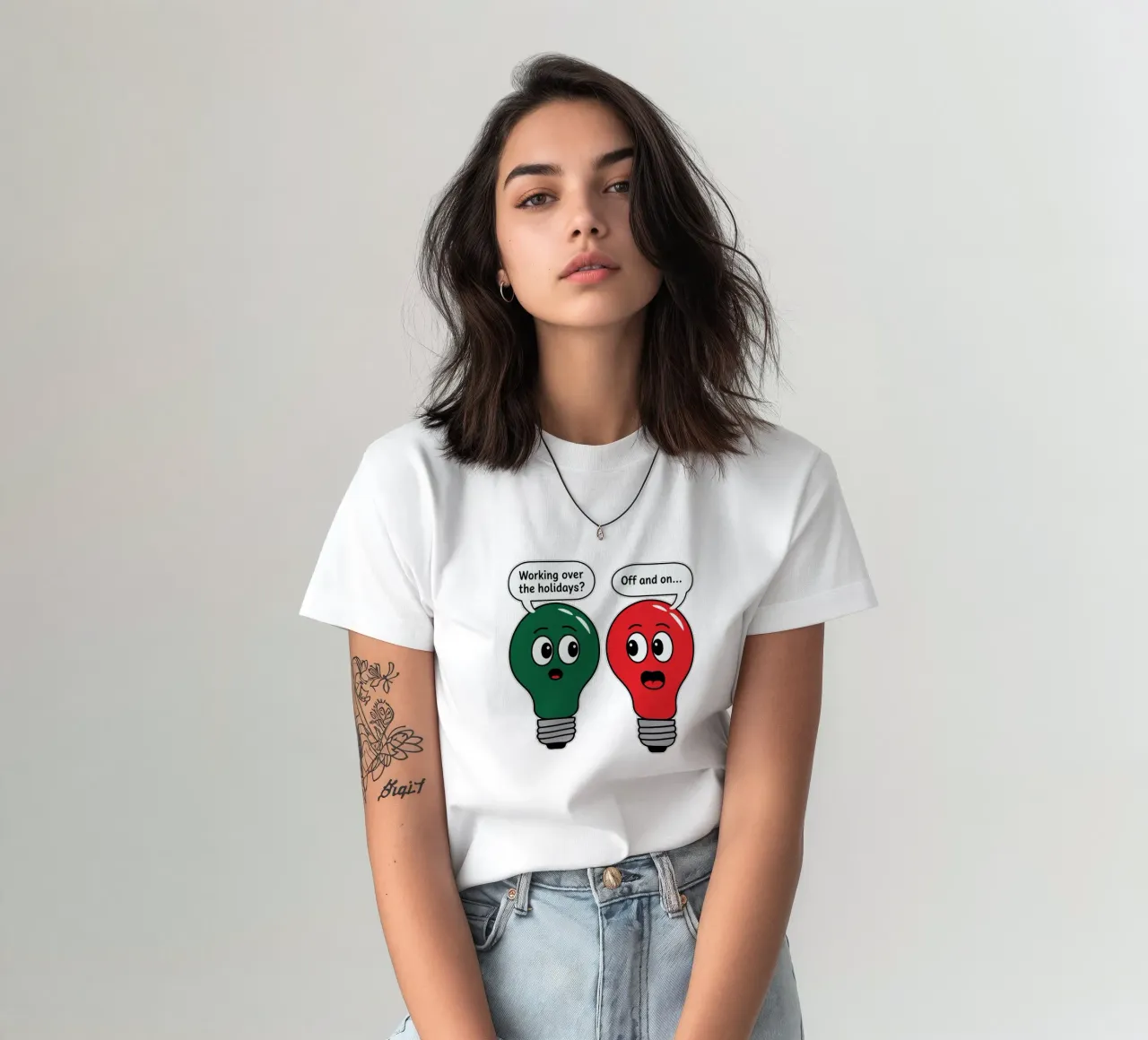 Working over the holidaus? Off and on.. t-shirt da edsonramosart