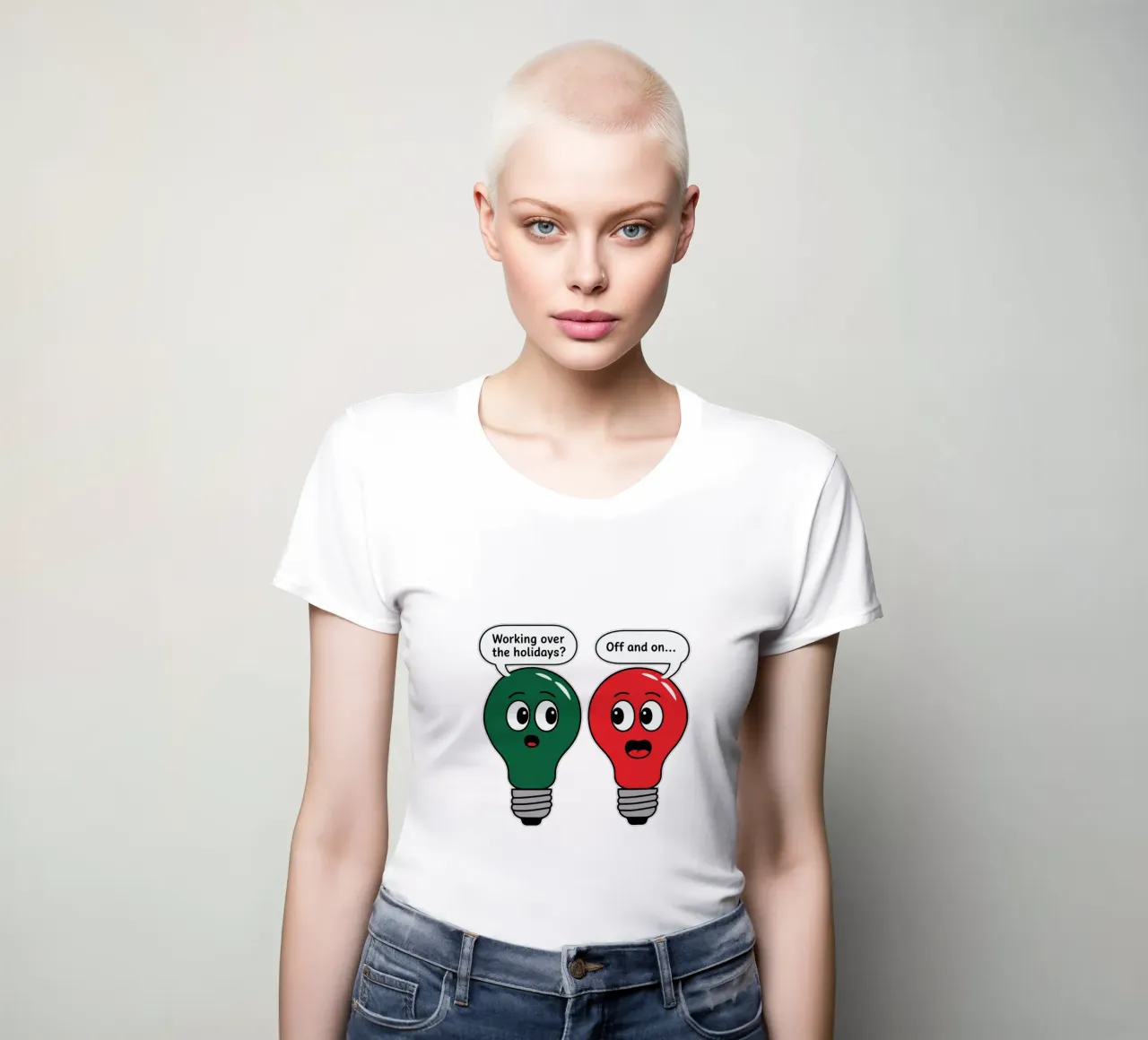 Working over the holidaus? Off and on.. t-shirt da donna da edsonramosart