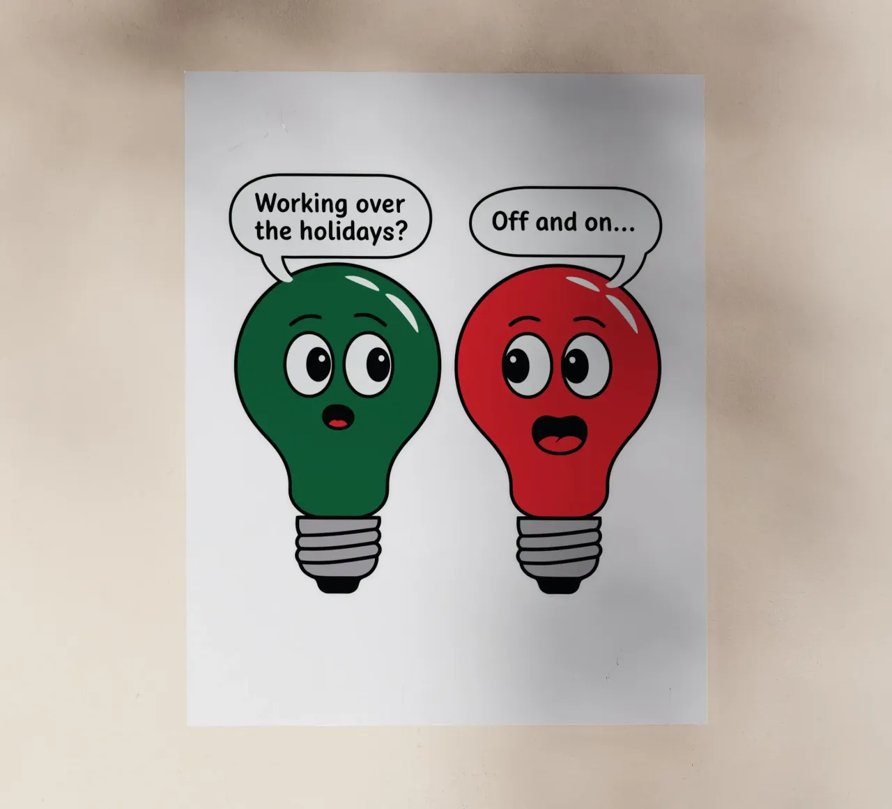 Working over the holidaus? Off and on.. pellicola backlit da edsonramosart