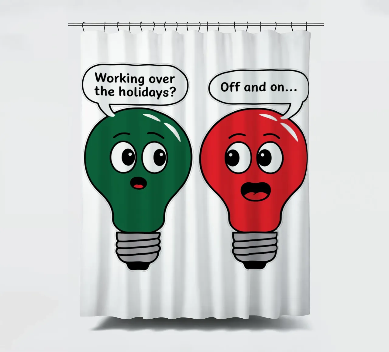 Working over the holidaus? Off and on.. tenda da doccia da edsonramosart