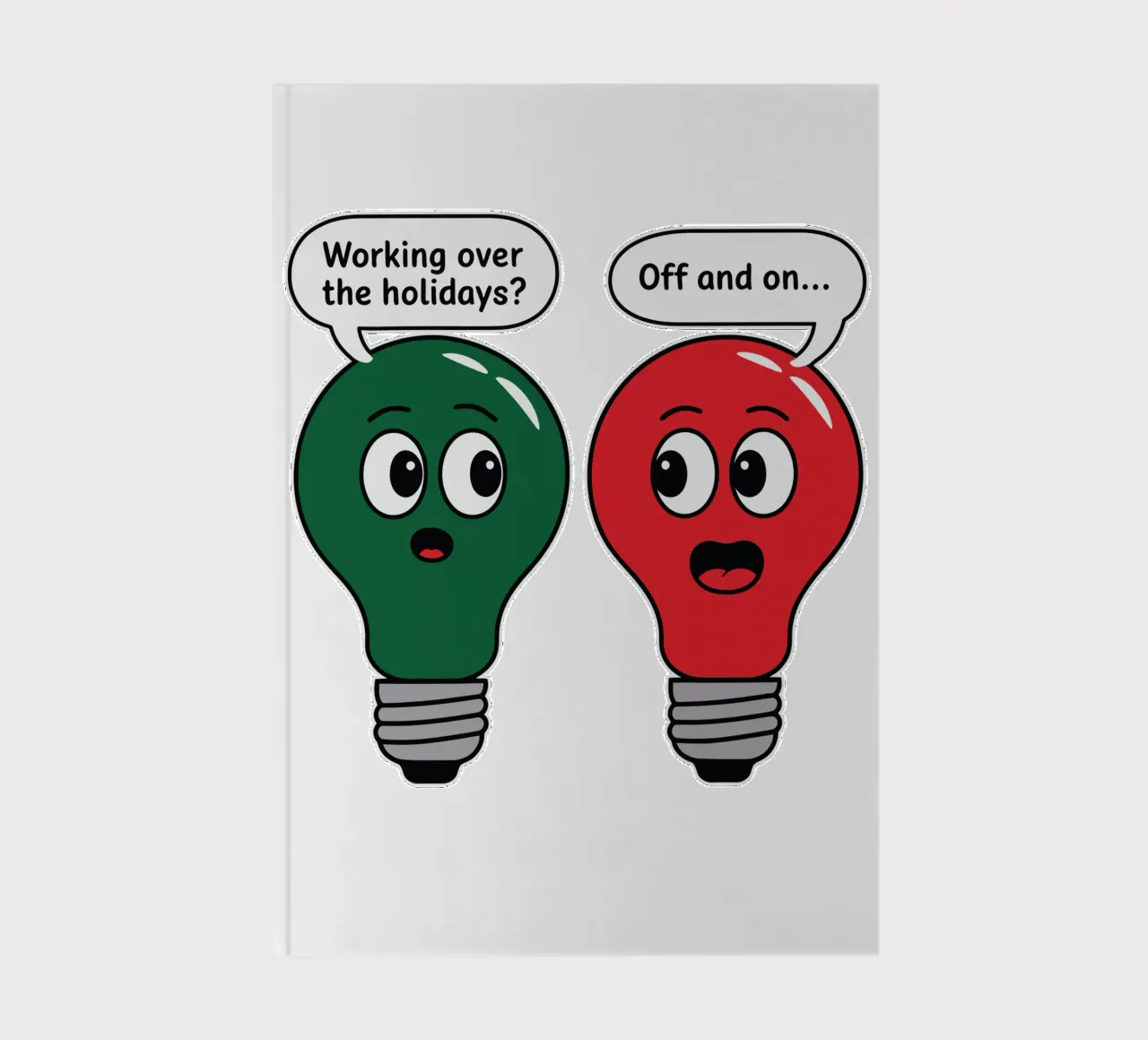 Working over the holidaus? Off and on.. notebook by edsonramosart