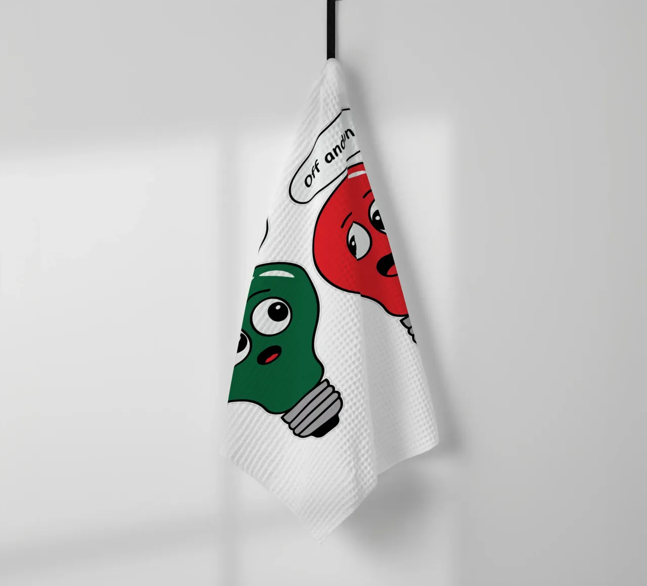 Working over the holidaus? Off and on.. canovaccio da cucina da edsonramosart