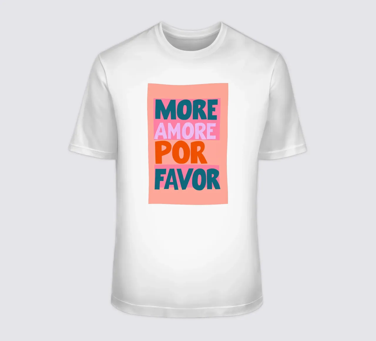 Mehr amore por favor pop T-Shirt von Carinaprint