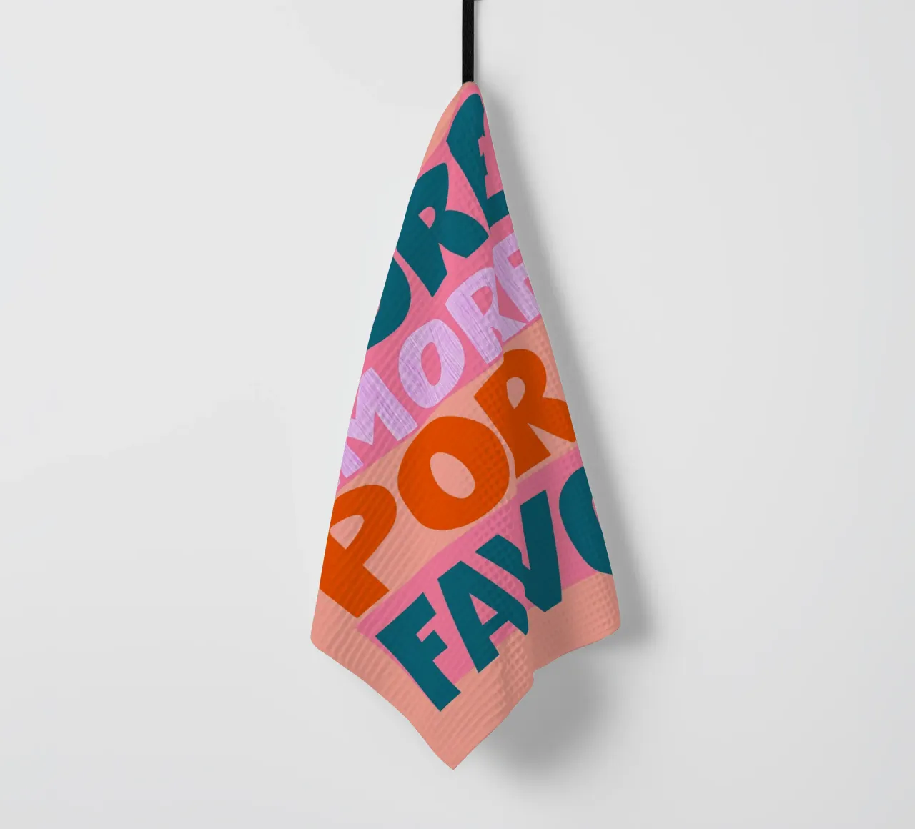 Plus d'amore por favor pop torchon de Carinaprint