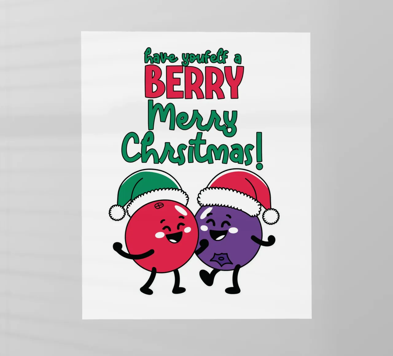Have yourself a BERRY Merry Christmas! pellicola backlit da edsonramosart
