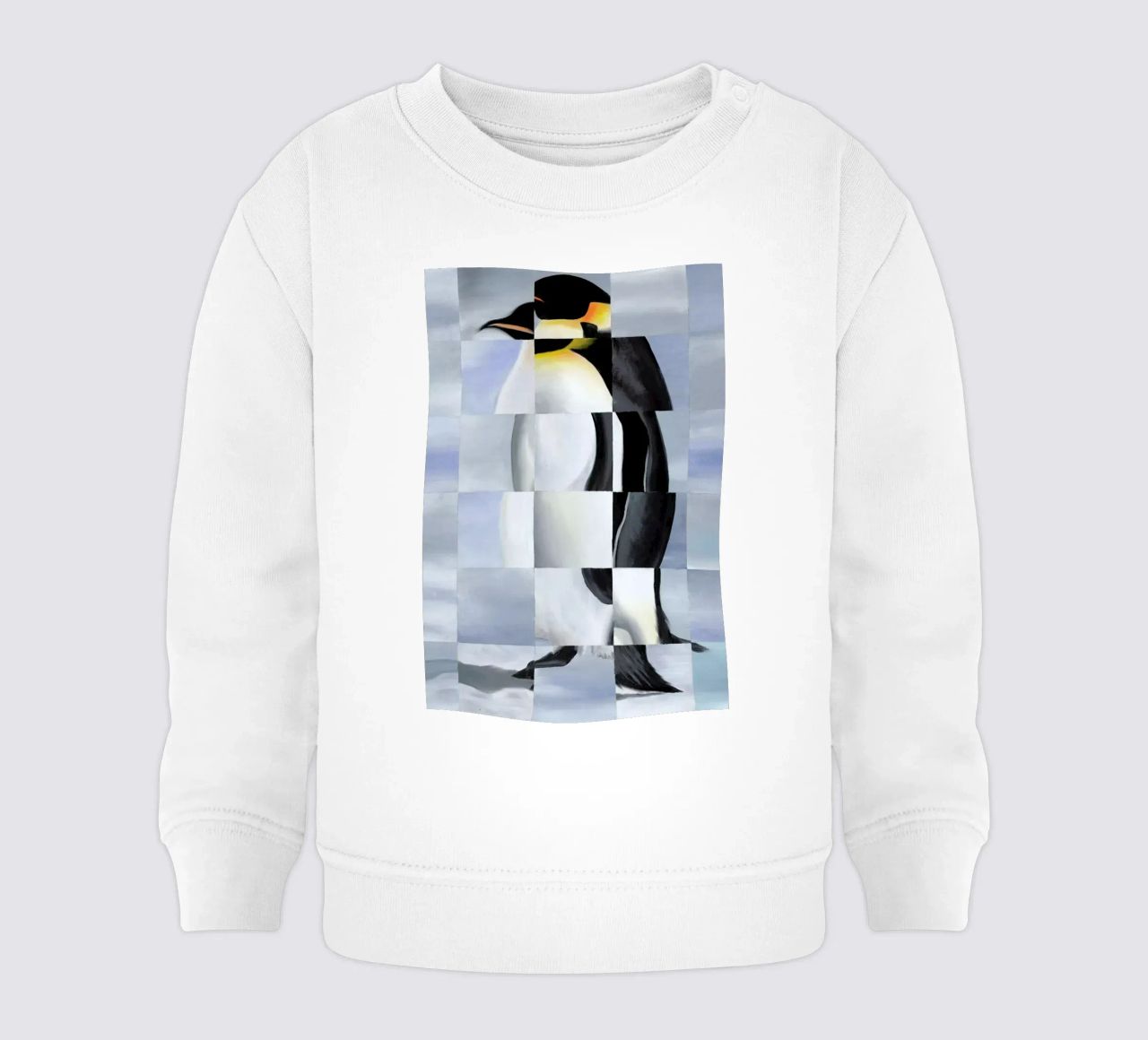 Penguin felpa neonato da Allison Chaplin