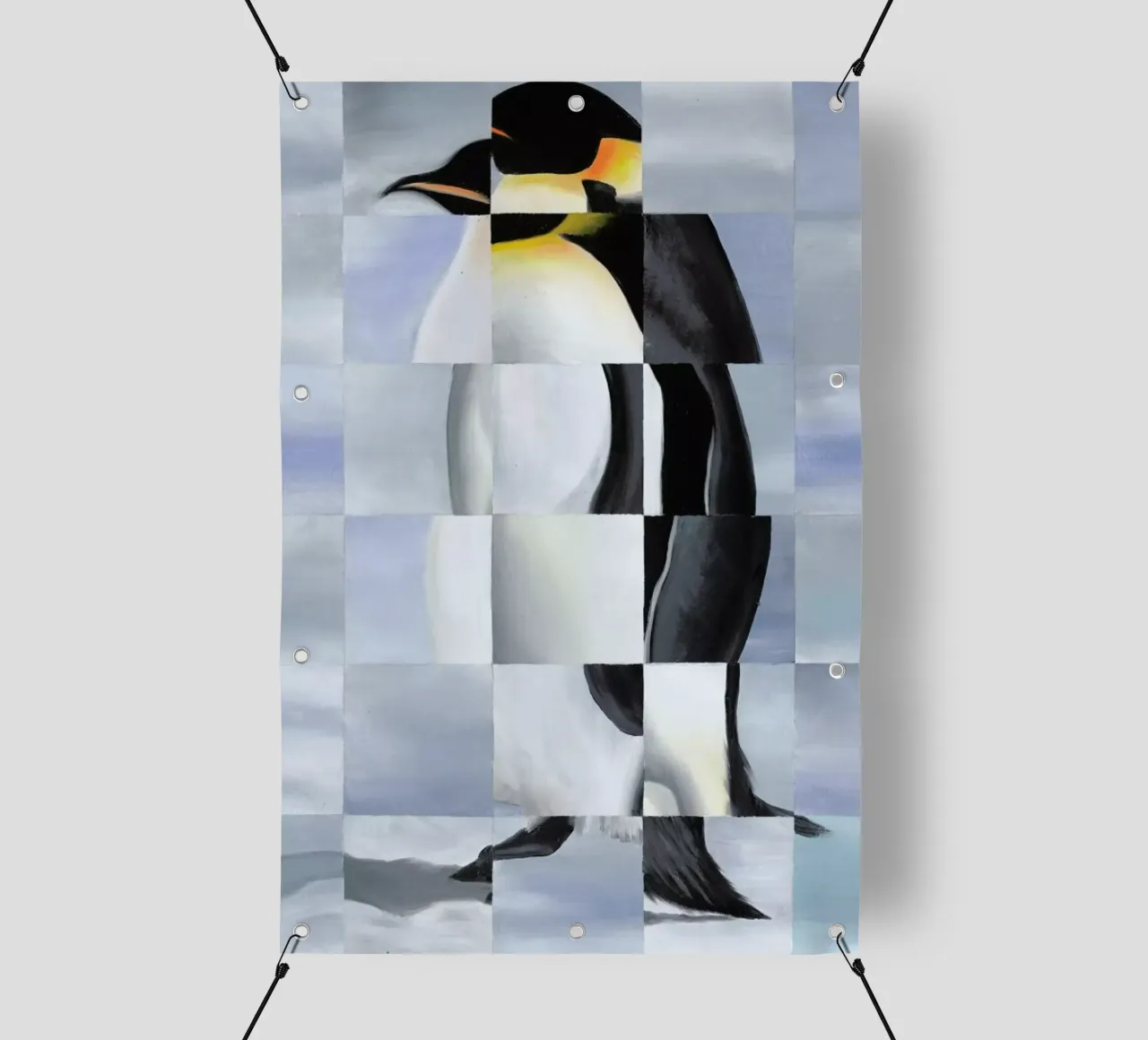 Penguin telo in pvc da Allison Chaplin