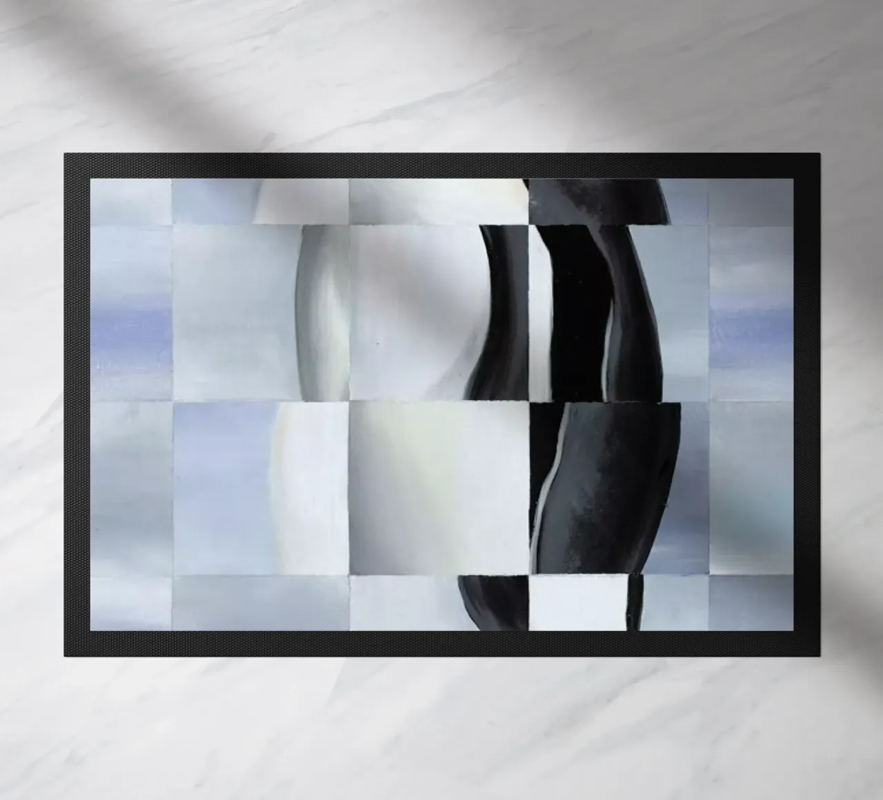 Penguin doormat by Allison Chaplin