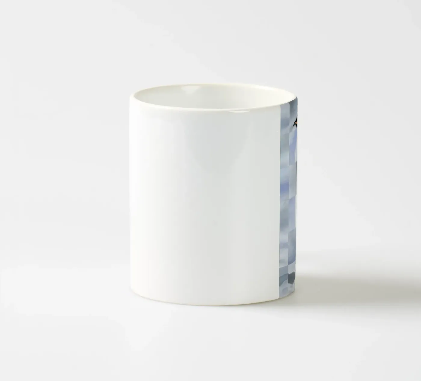 Penguin ceramic mug by Allison Chaplin