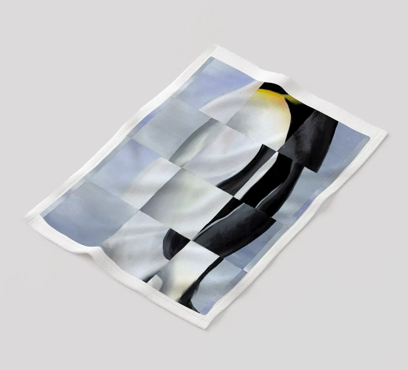 Penguin Fleecedecke von Allison Chaplin