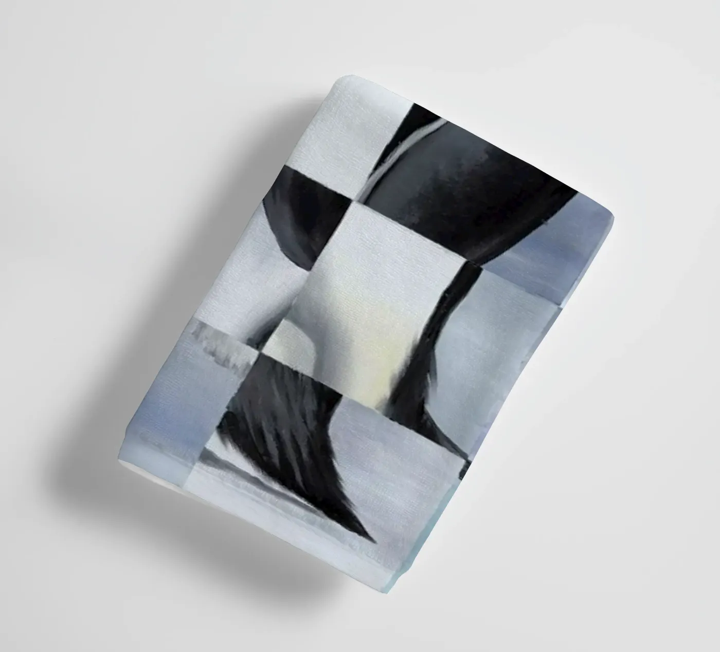 Penguin towel by Allison Chaplin