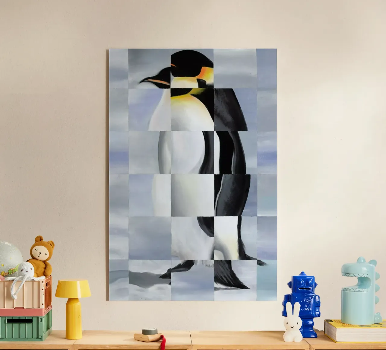 Penguin plexiglass da Allison Chaplin
