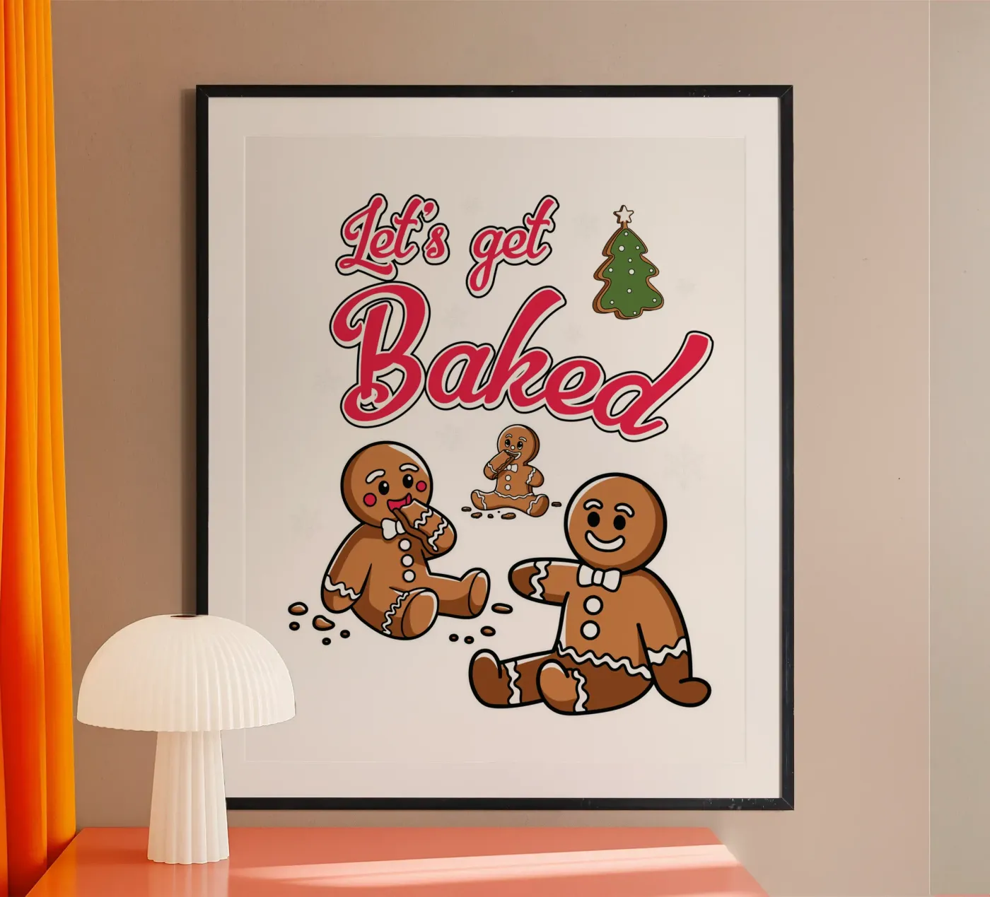 Let's get Baked poster van edsonramosart