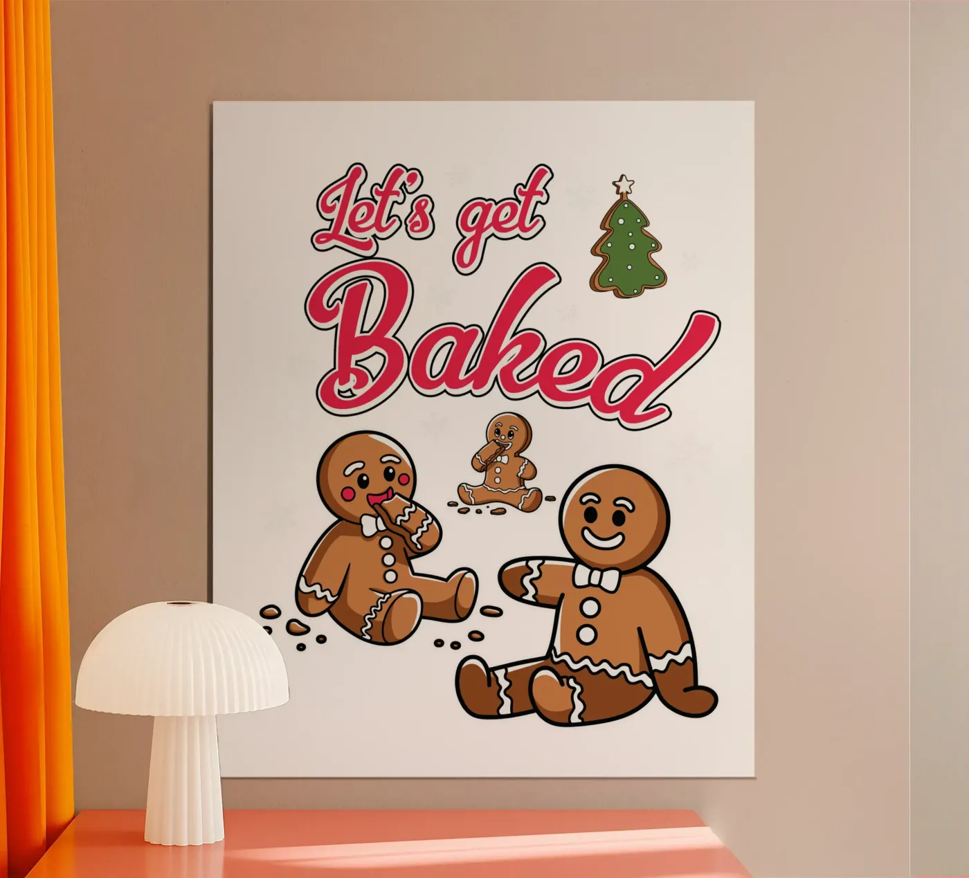 Let's get Baked poster van edsonramosart