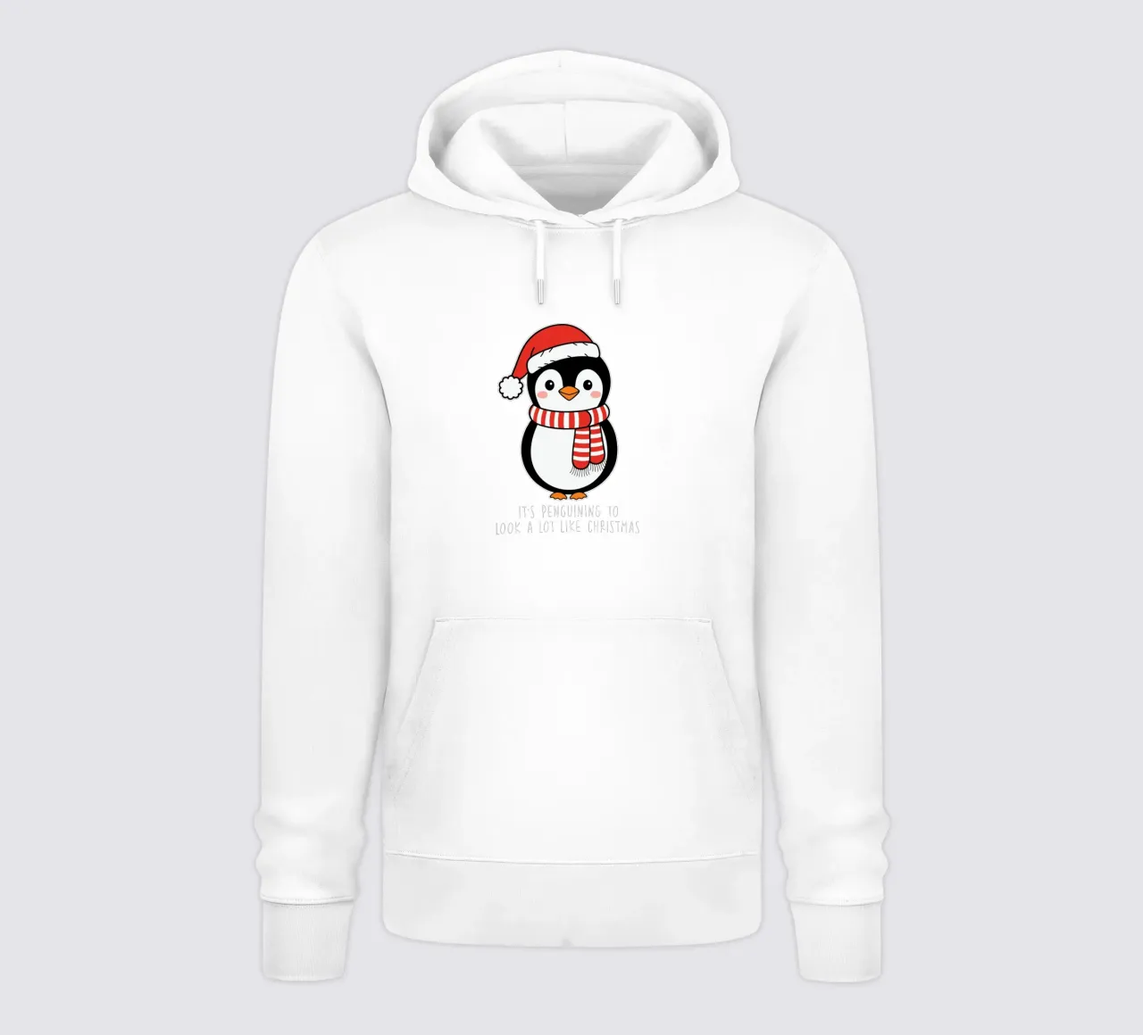 Its penguining to look alot like Christmas felpa con cappuccio da edsonramosart