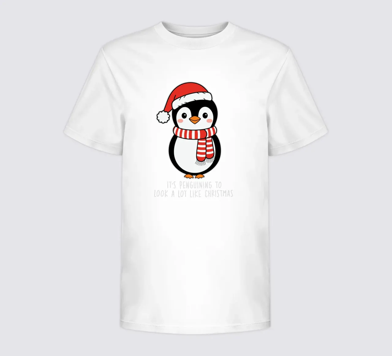 Its penguining to look alot like Christmas t-shirt bambini da edsonramosart