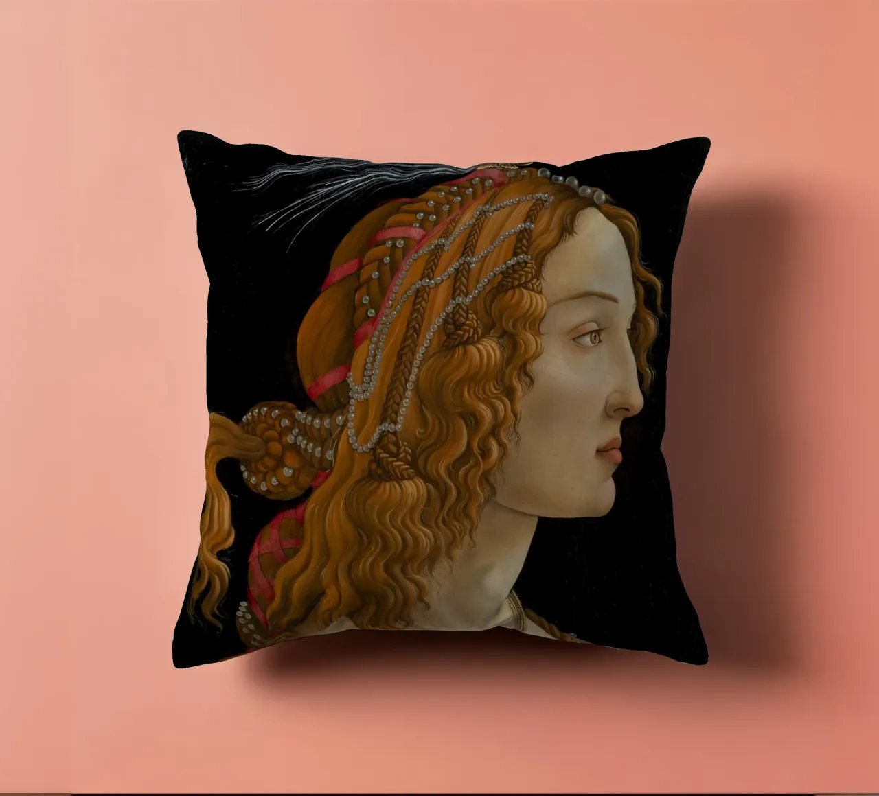 Botticelli - Portrait of Simonetta Vespucci as Nymph cuscino da ARTOTHEK