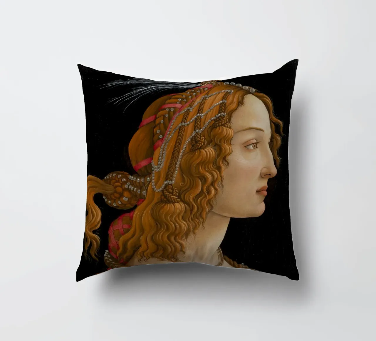 Botticelli - Portrait of Simonetta Vespucci as Nymph cuscino da ARTOTHEK